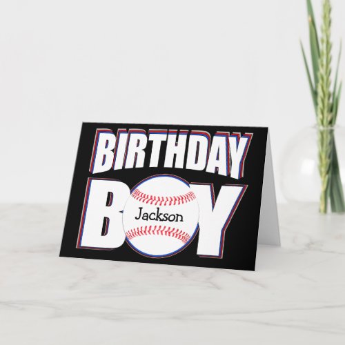 baseball birthday card