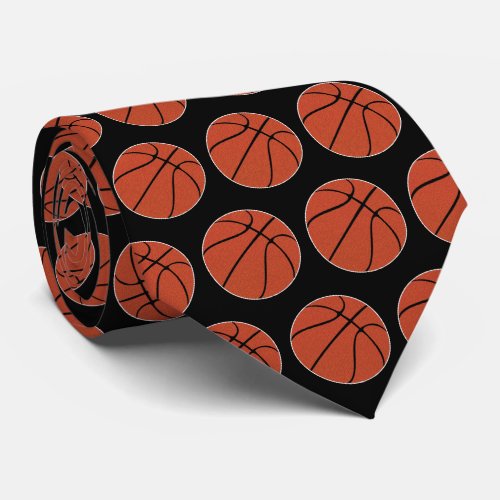 Basketball Coach Custom Team Color Game Day Sports Neck Tie