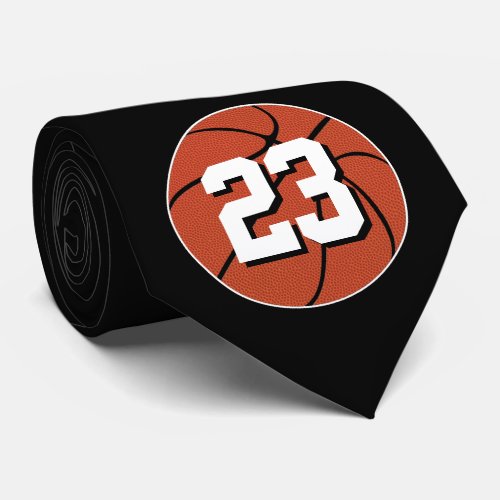 Basketball Player / Coach Custom Number or Letters Neck Tie