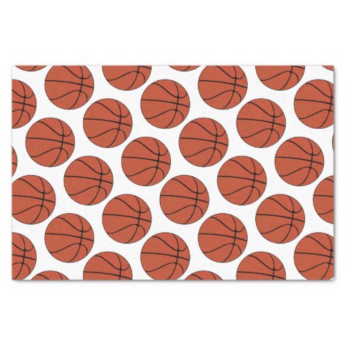 Basketball Player or Coach Sports Party Gift Wrap Tissue Paper