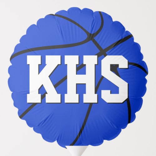 Blue Basketball Team / Player Party Custom Sports Balloon
