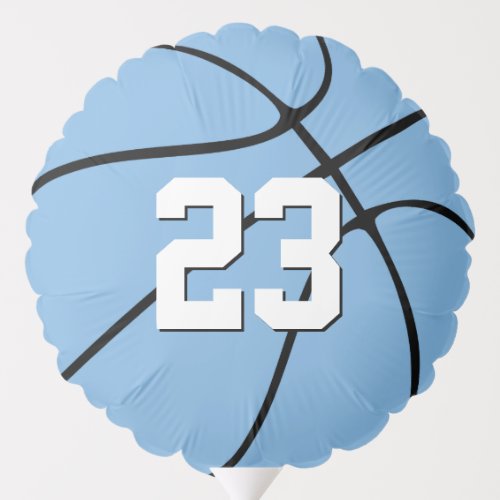 Carolina Blue Basketball Team Party/Player Sports Balloon