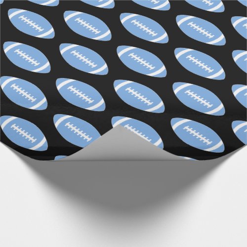 Carolina Light Football Team or Player Sports Gift Wrapping Paper