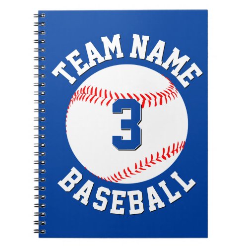 baseball notebook