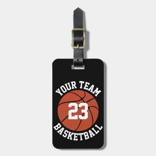 basketball bag tag