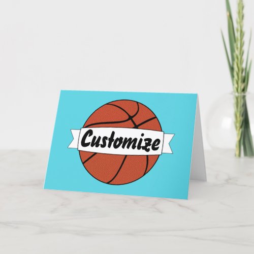 Basketball Greeting Card