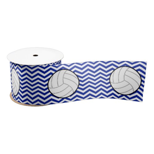Custom Color Chevron Volleyball Ribbon