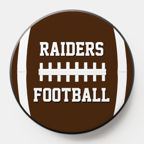 Custom Football Team Name and Color Personalized PopSocket