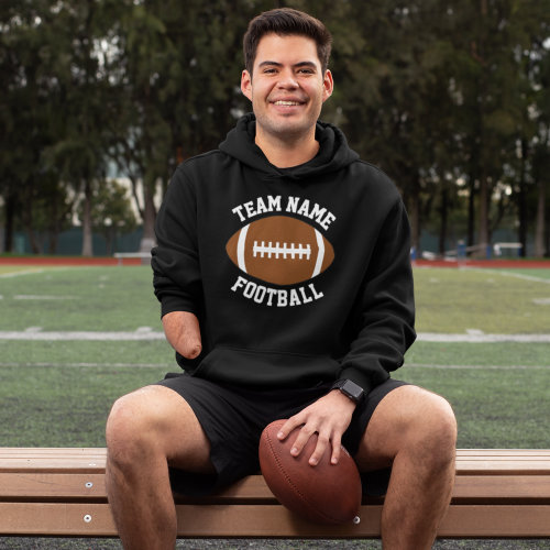 Custom football hoodie