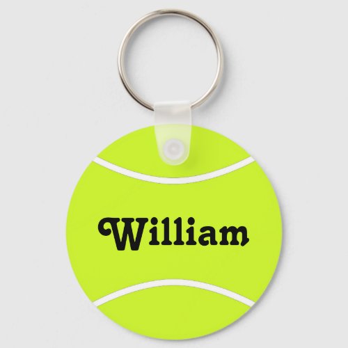 tennis keychain