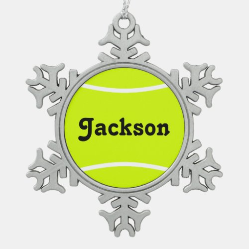 tennis ornament