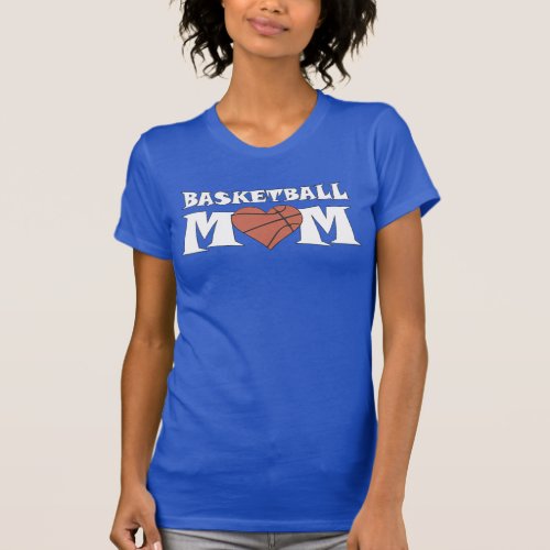 Customizable Basketball Mom Player Name and Number T-Shirt