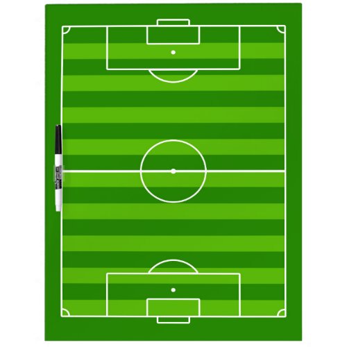 Customizable Soccer Field / Football Pitch Coach's Dry Erase Board