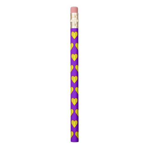 Cute Heart-Shaped Fastpitch Softballs Custom Color Pencil