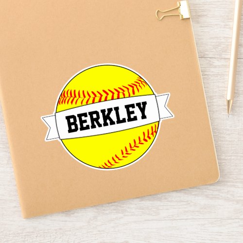 softball sticker