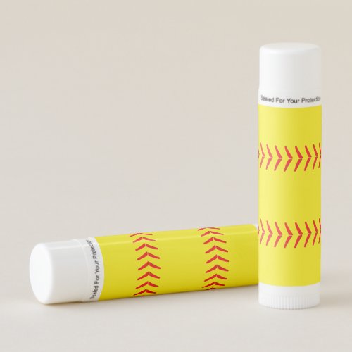 Fastpitch Softball Stitches Sports Unflavored Lip Balm