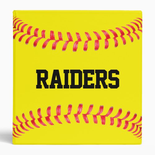 softball binder