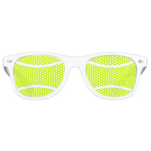 Funny Tennis Player / Team Sports Party Retro Sunglasses