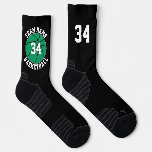 green basketball socks
