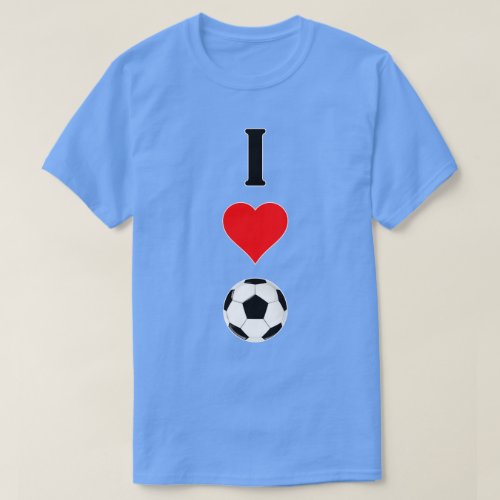 I Heart Soccer / I Love Soccer (football) Men's T-Shirt