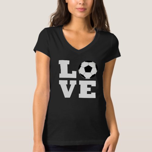 LOVE Soccer Player, Coach or Team Women's Sports T-Shirt