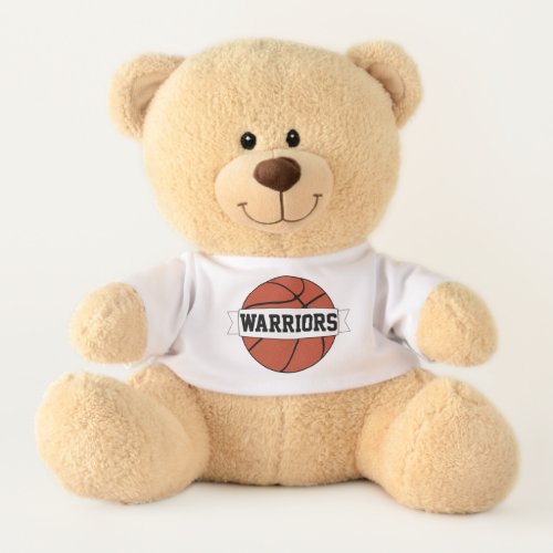 Make Your Own Basketball Team, Player and Number Teddy Bear