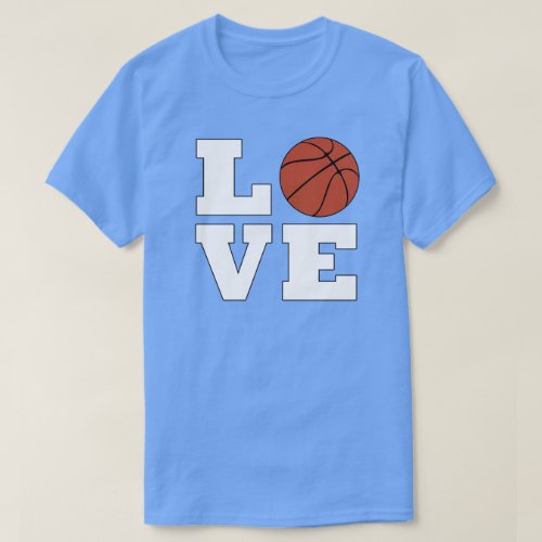 Men's Basketball LOVE Basketball Player or Coach T-Shirt