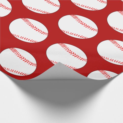 Pick Any Color Baseball Party Gift Wrapping Paper