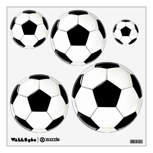 Soccer Balls Soccer/Football Player or Team Sports Wall Sticker