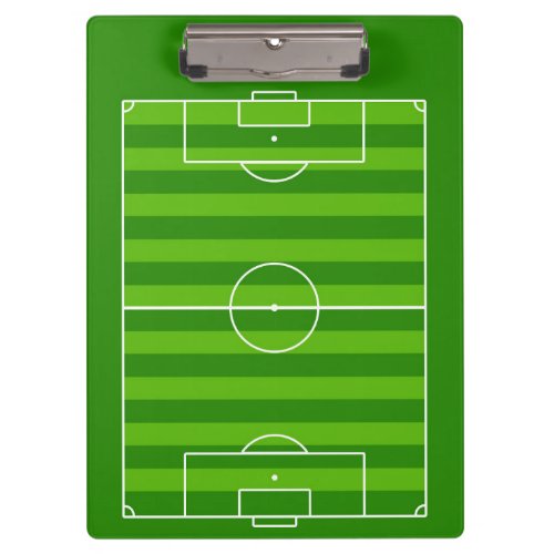 Soccer Coach's Custom Soccer Field / Pitch Sports Clipboard