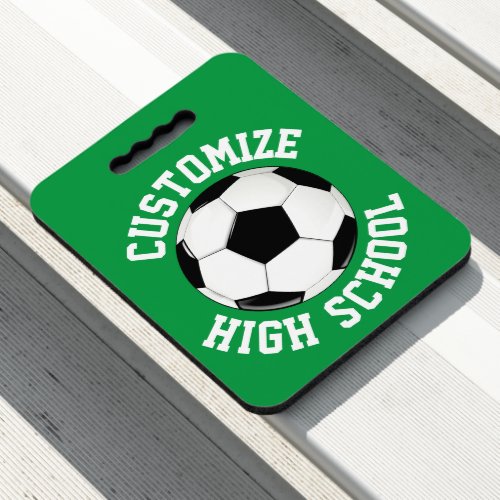 Soccer Custom Team Name & Color Sports Fan Seat Cushion