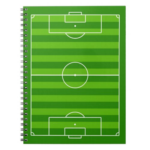 Soccer Field / Football Pitch Sports Team School Notebook