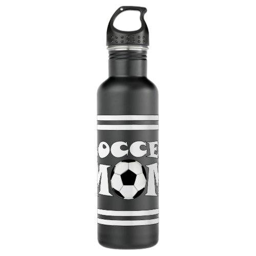 Soccer Mom Cute Soccer Moms Stainless Steel Water Bottle