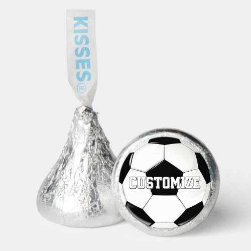 Soccer Party Custom Team Name or Text Hershey®'s Kisses®
