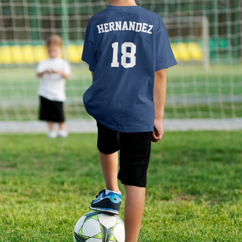 custom soccer team t-shirt