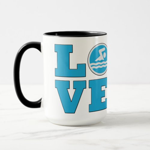 Swim Love Swimming and Diving Coaches or Swimmers' Mug