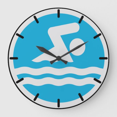 Swimming Clock for the Pool or Swim Coach's Office