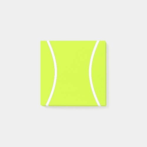 Tennis Ball Player or Coach Post-it® Notes Notepad