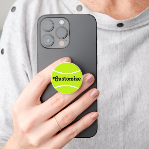 Tennis Player or Coach Custom Text Personalized PopSocket