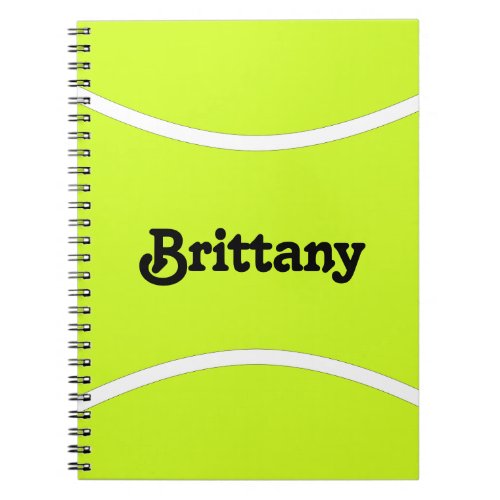 Tennis notebook