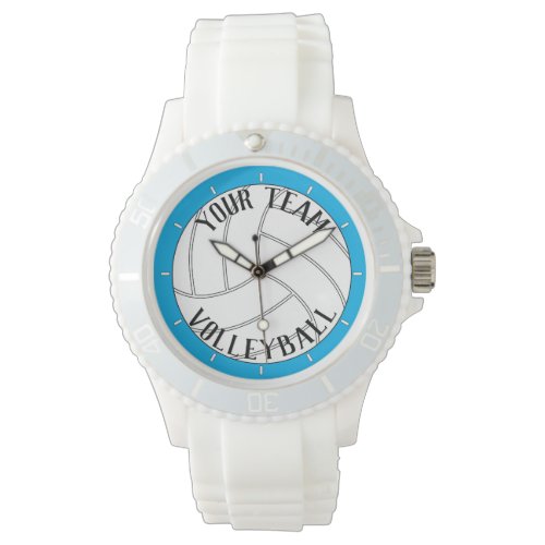 Volleyball Coach or Player Custom Team Name Sports Watch