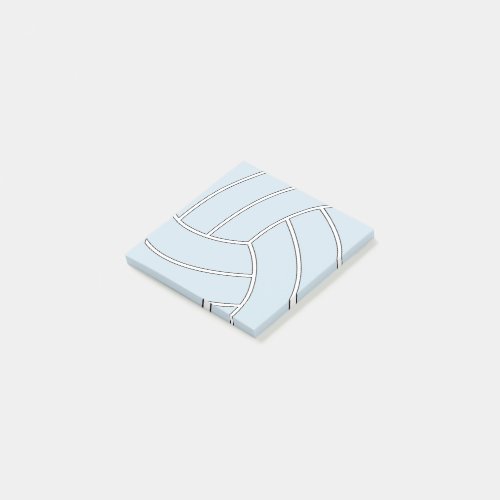 Volleyball Custom Color Notepad: Post-it Notes