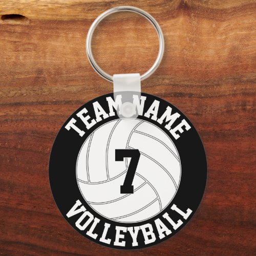 custom volleyball keychain