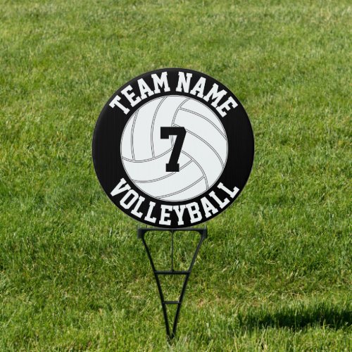 volleyball yard sign
