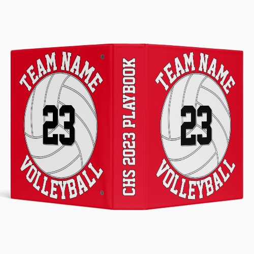 volleyball binder