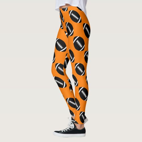 Women's Football Custom Team Color Sports Fan Leggings