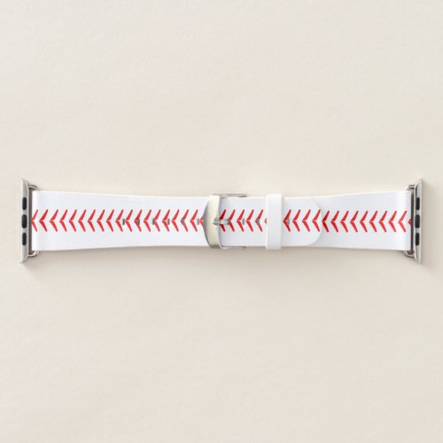 Baseball Player/Coach Red Stitches/Seams Sports Apple Watch Band