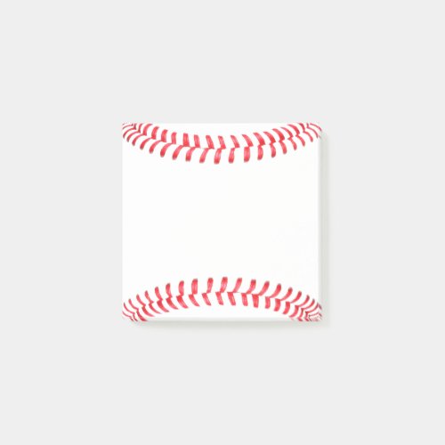 Baseball Seams Sports Player or Coach Office Decor Post-it Notes