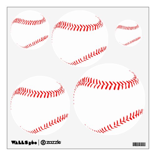 Baseball Team Sports Party or Kids Room / Mancave Wall Sticker