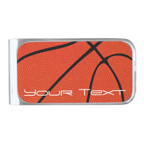 Custom Basketball Player Name or Text Money Clip